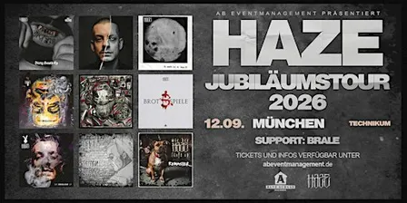 HAZE JUBILÄUMSTOUR MÜNCHEN
