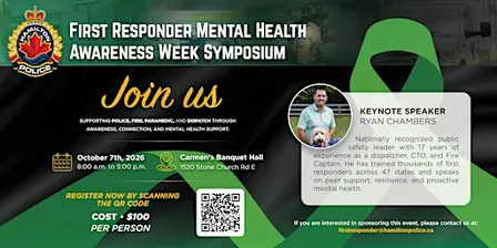 First Responder Mental Health Awareness Week Symposium