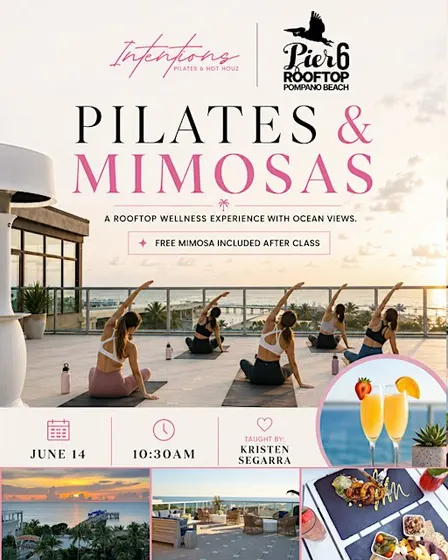 PILATES & MIMOSAS | Free Mimosa
