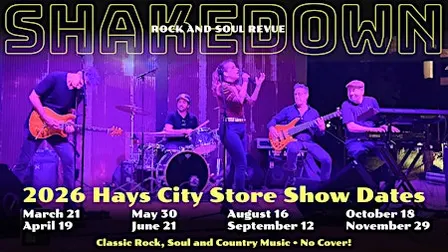 Shakedown Live at Hays City Store - October