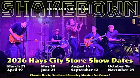Shakedown Live at Hays City Store - October