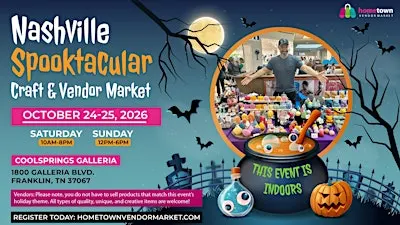 Nashville Spooktacular Craft & Vendor Market