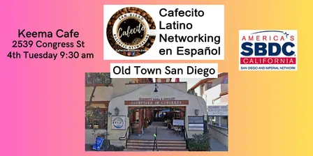 Cafecito Latino Networking en Español  - Old Town Oct