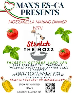 FRESH MOZZARELLA MAKING DINNER