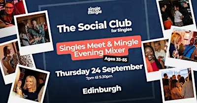 Singles Meet & Mingle Mixer @ BrewDog Lothian Road EDINBURGH (Ages 35-55)