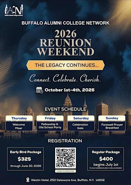 2026 Buffalo Alumni College Network Reunion Weekend