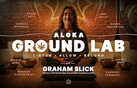 Aloka — Ground Lab  w. Graham Slick, A Spirit Leaf Sound Bath Journey