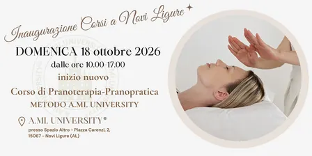 NUOVI CORSI DI PRANOTERAPIA-PRANOPRATICA A NOVI LIGURE