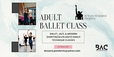 Adult Ballet Class