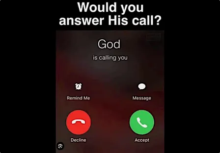 Would you answer His call?