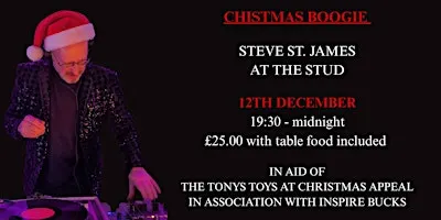 Christmas Boogie Steve St. James 2026