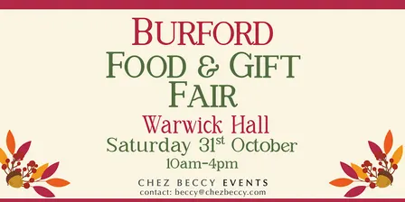 Burford Autumn Food & Gift Fair 2026| Food, Gifts & Artisan Makers