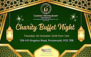 Ghandi Charity Buffet Night