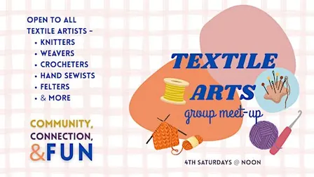 Textile Arts Monthly Meet-Up at Angry Scotsman Brewing