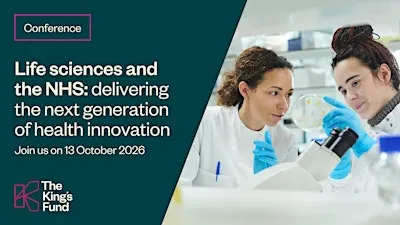 Life sciences and the NHS conference (in-person)