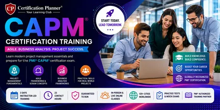 Columbus CAPM Certification | 4-Day Exam Prep Bootcamp with Guarantee