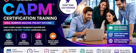 Buffalo CAPM Certification | 4-Day Exam Prep Bootcamp with Guarantee