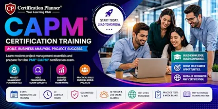 Canberra CAPM Certification | 4-Day Exam Prep Bootcamp with Guarantee