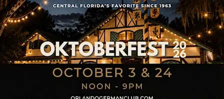 Oktoberfest: Saturday, Oct 24, 2026 German American Society Casselberry