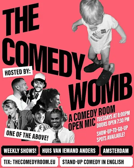 The Comedy Womb • A Comedy Room Open Mic • English Comedy in Amsterdam