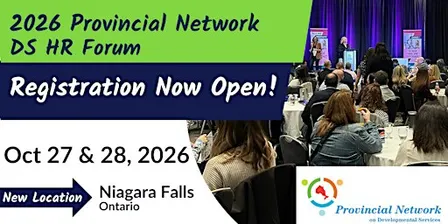 Provincial Network on Developmental Services 2026  HR Forum
