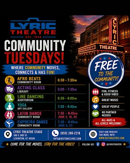 CommUNITY Tuesdays At The Lyric