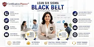 Lean Six Sigma Black Belt Training Honolulu | Exam Voucher Included