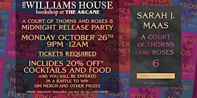 SJM ACATOR Book #6 Midnight Release Party