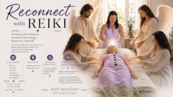 Reconnect with Reiki: A Community Reiki Share | Wilmington, NC