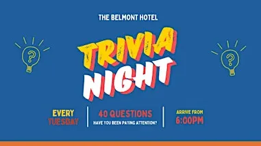 General Knowledge Trivia at The Belmont Hotel [GEELONG]