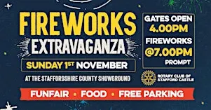 Staffordshire Fireworks Extravaganza 2026