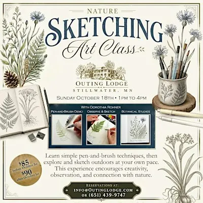 Nature Sketching Art Class