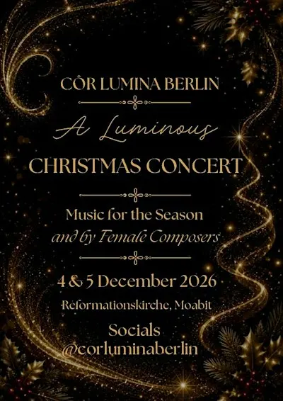 Cor Lumina Christmas Concert (5th Dec)