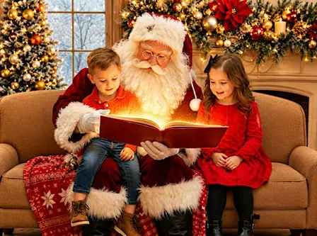 Photos with Santa and the Elves!