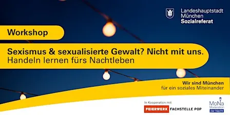 Workshop x MoNa: Sexismus & sexualisierte Gewalt? Nicht mit uns.