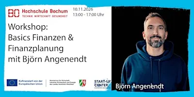 Startup Finance Basics - Finanzen & Finanzplanung mit Björn Angenendt