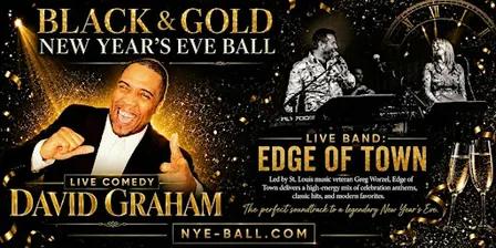 Black & Gold New Year's Eve Ball – St. Charles / St. Louis NYE Party