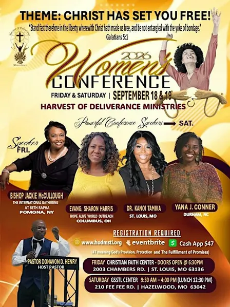 Harvest Of Deliverance Ministries - 2026 Women's Conference