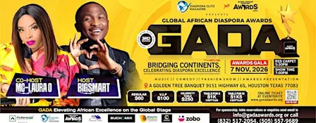 GLOBAL AFRICAN DIASPORA AWARDS (GADA) 2026