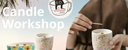 ✨️ Candle Workshop ️✨ I Keramik bemalen I Matcha I Kerzen Workshop