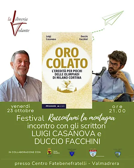 "Raccontami la montagna" - presentazione di "Oro colato" Altreconomia