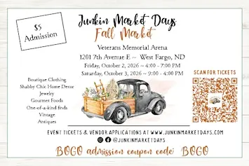 Oct. 2-3rd Fall Market ~ West Fargo