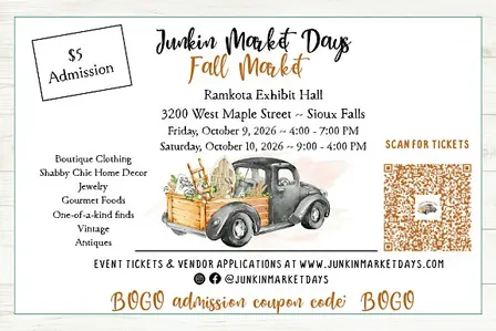 10/9-10 Fall Market ~ Sioux Falls