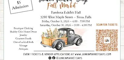 10/9-10 Fall Market ~ Sioux Falls