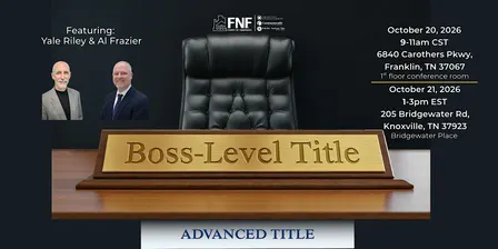 Boss Level Title - Advanced Title- Franklin