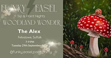 The Funky Easel Sip & Paint: The Alex in Felixstowe, Suffolk