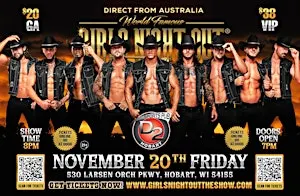 Australia's Girls Night Out Live: Magic Mike Experience -in Hobart, WI