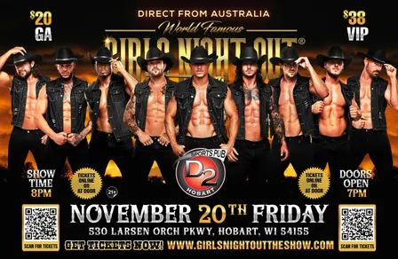 Australia's Girls Night Out Live: Magic Mike Experience -in Hobart, WI