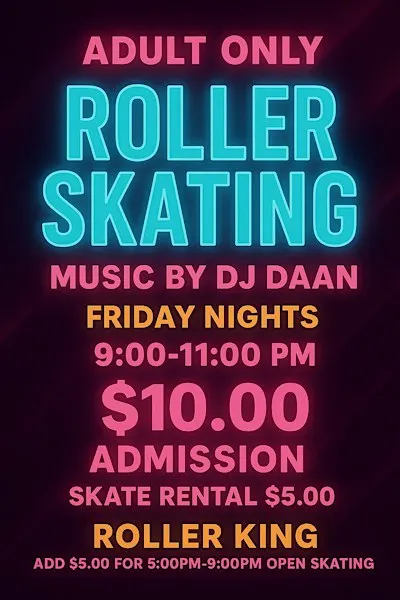 Adult Only Roller Skating