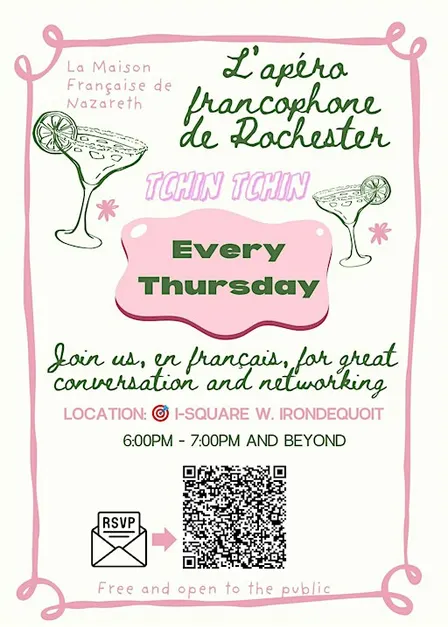 Apéro Francophone de Rochester